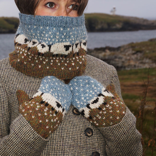 BAA-BLE MITTENS AND COWL BY DONNA SMITH DESIGNS– Ginger Twist Studio