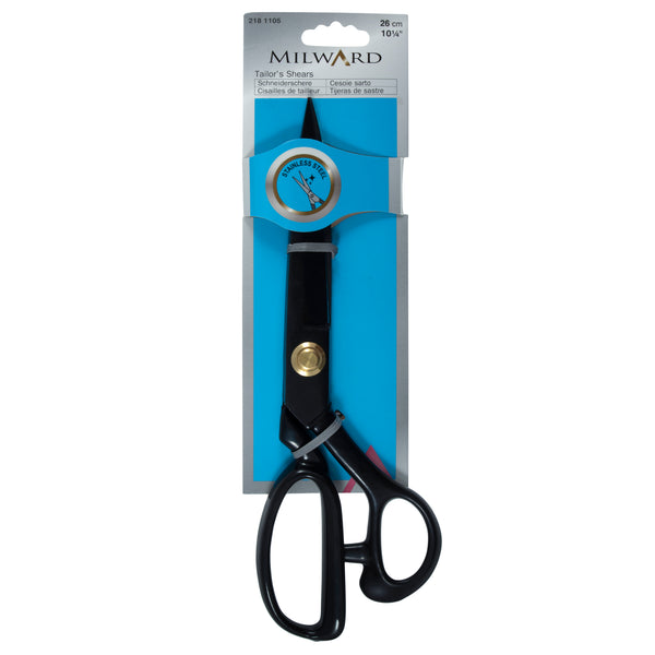 Black dressmaking scissors