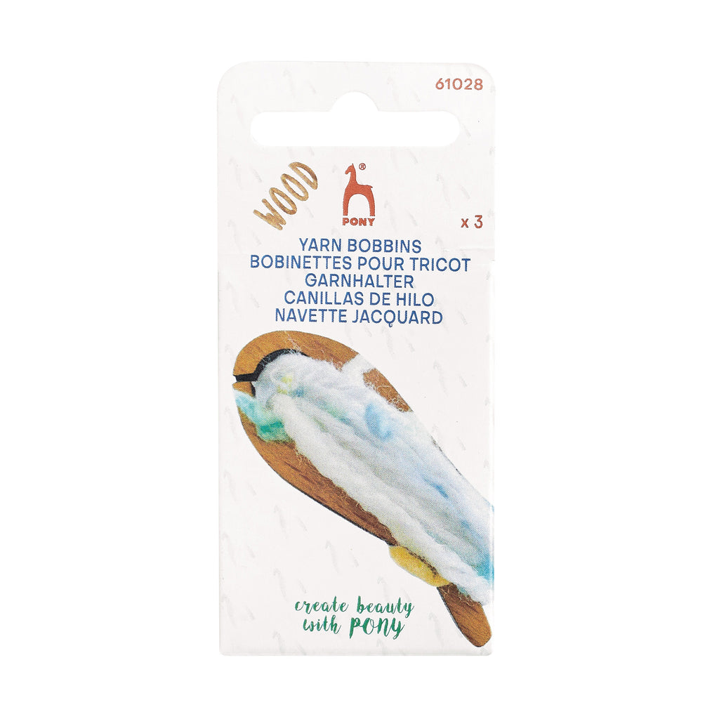 Fish Shaped wooden yarn bobbins