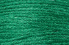 Close-up of green embroidery floss
