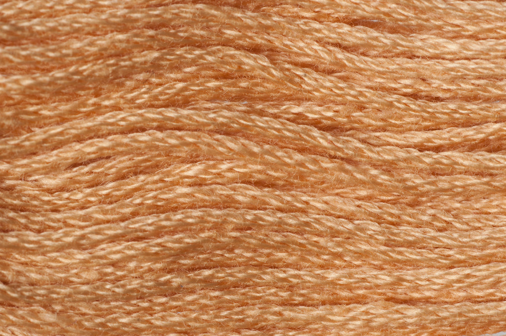 Close-up of brown yarn texture