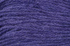 Close-up of dark blue yarn texture