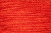 Close-up of red embroidery floss