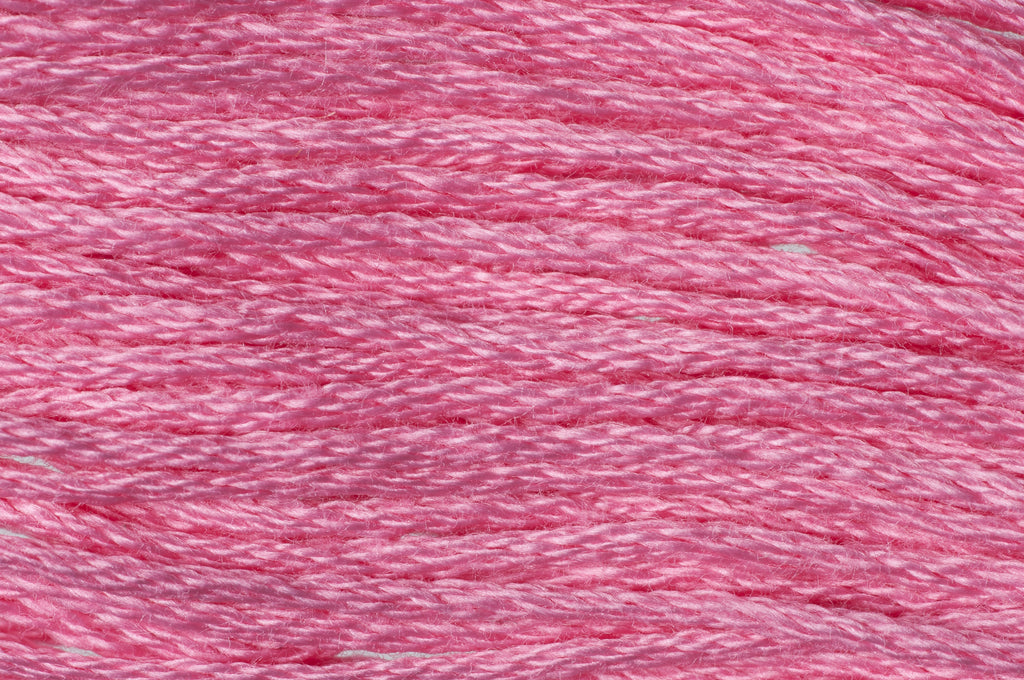 Close-up of pink yarn texture