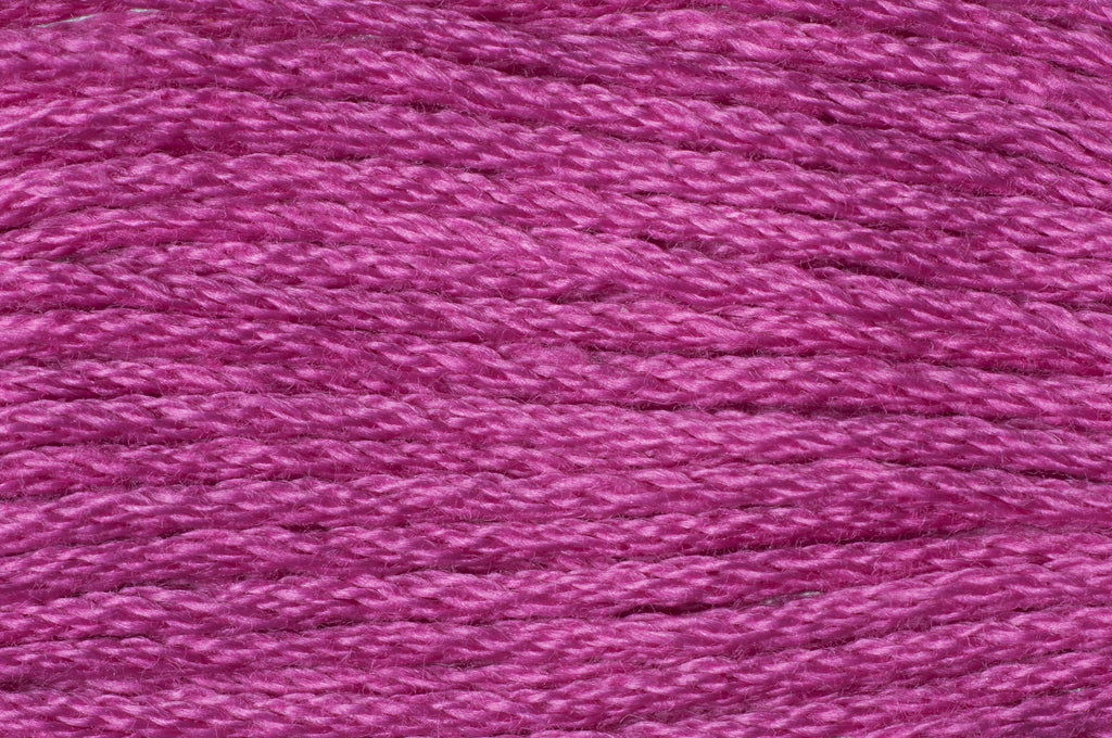 Close-up of purple yarn texture