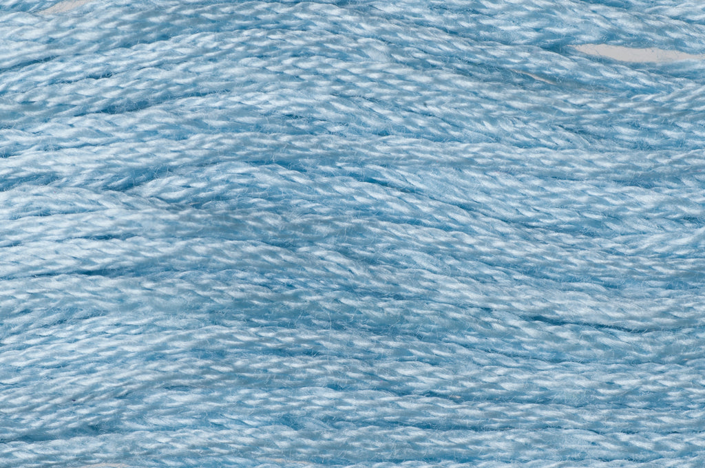 Close-up of blue textured fabric