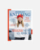 Book cover of 'Archipelago Knitting' with a woman wearing a red hat and white sweater.