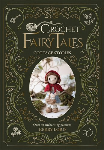 book cover for crochet fairy tales