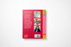 Book cover with colorful design and text on a white background