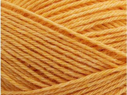 Close-up of a ball of orange yarn
