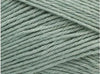 Close-up of light green yarn with a slight texture