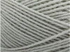 Close-up of gray yarn strands