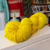 skein of bright yellow wool