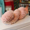 skein of light pink wool