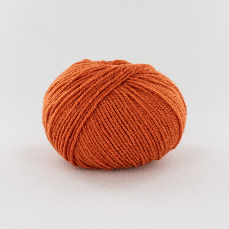 ball of orange yarn