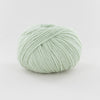 ball of pale sage green wool