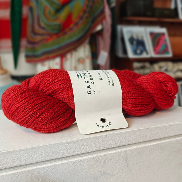 skein of red wool