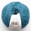 blue teal ball of tweed wool