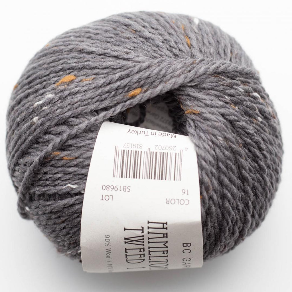 medium grey ball of tweed wool
